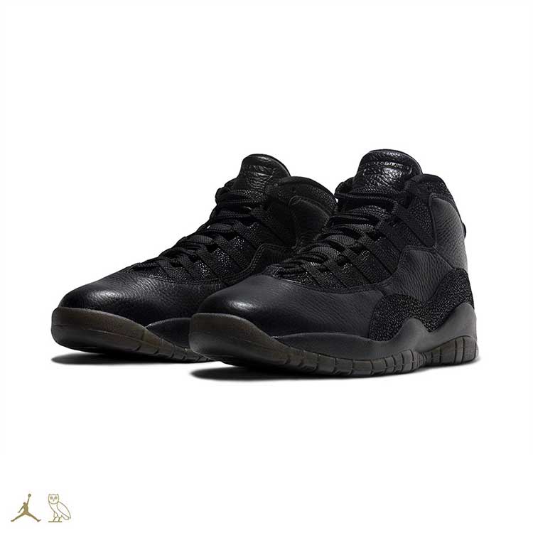  Air Jordan X OVO Black