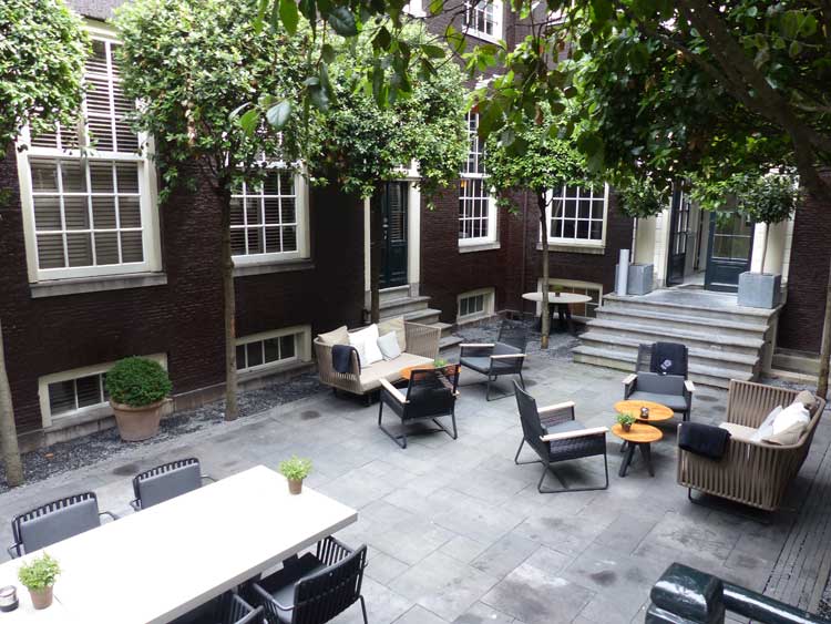 The Dylan Hotel Amsterdam Courtyard