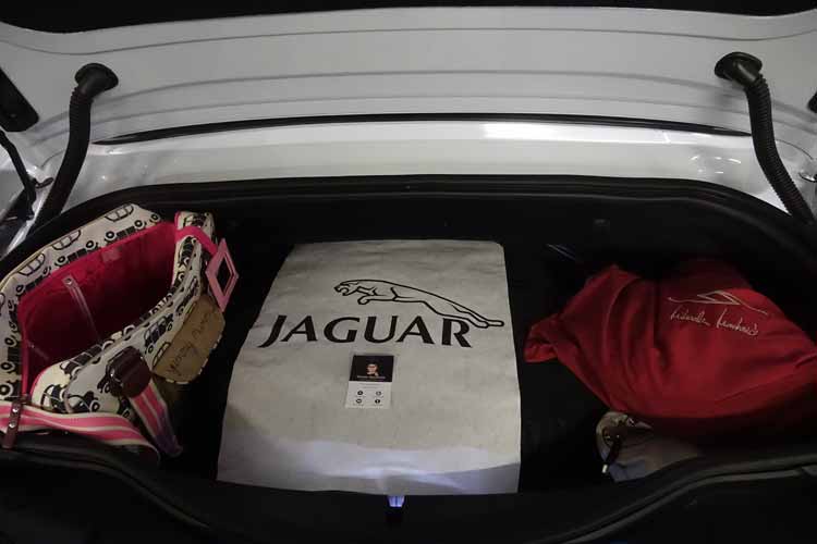 Jaguar F-type convertible boot space