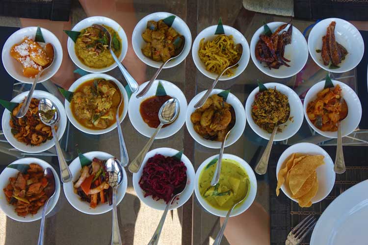 Theva Residency Kandy Sri Lanka Review - Food