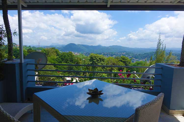 Theva Residency Kandy Sri Lanka Review - Room view