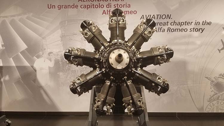 Alfa Romeo - Museum Classic Car Tour airplane engine