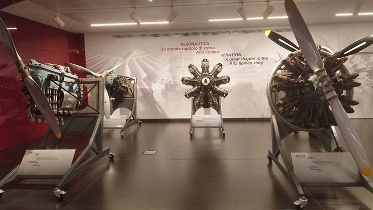 Alfa Romeo - Museum Classic Car Tour airplane engines