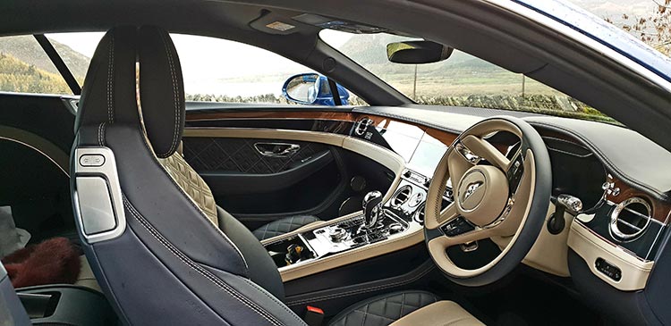 Bentley GT Continental - Grand Tourer Coupe Sequin Blue United Kingdom menstylefashion luxury car 2018 Leather Hide