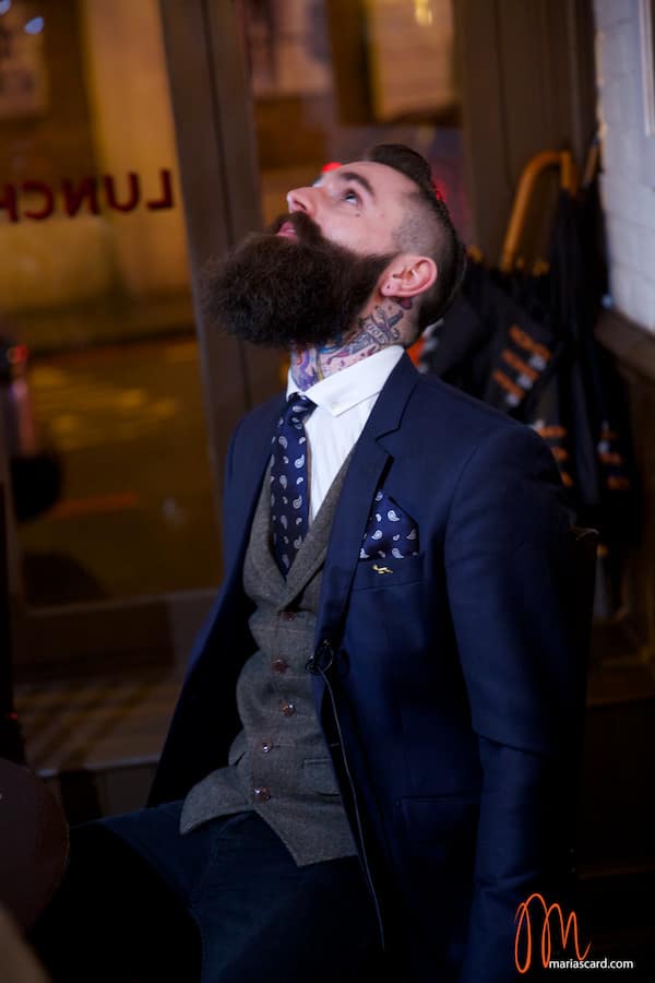 Ricki Hall Movember Beard male model menstylefashion 2014 exclusive (2)