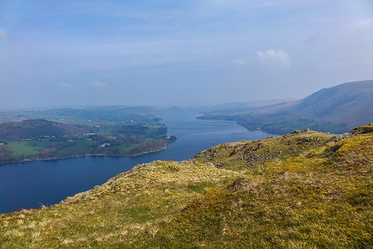 Ullswater the 2nd largest lake in the English Lake District