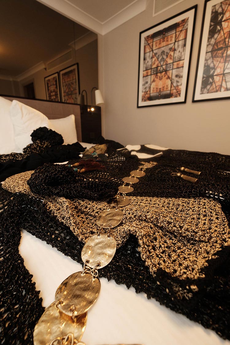 MIHAELA MARKOVIC 2019 Knitwear Black Strand Palace Hotel London United Kingdom Fashion (17)