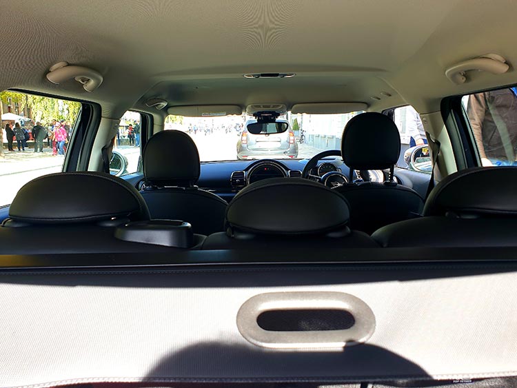 Mini Clubman - The Brugge Job Review 2019 MenStyleFashion JW Cooper Works BMW Rear Seats and boot space