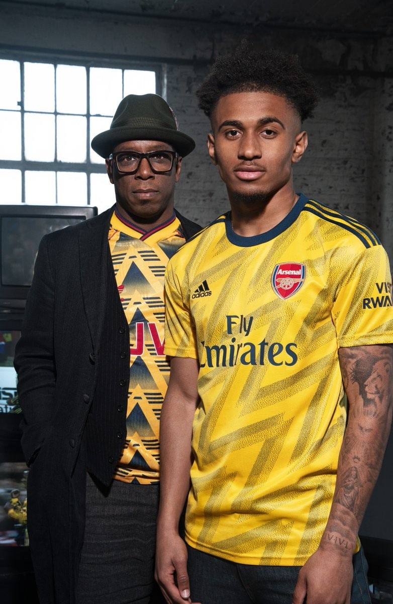 Arsenal Reiss Nelson & Ian Wright 