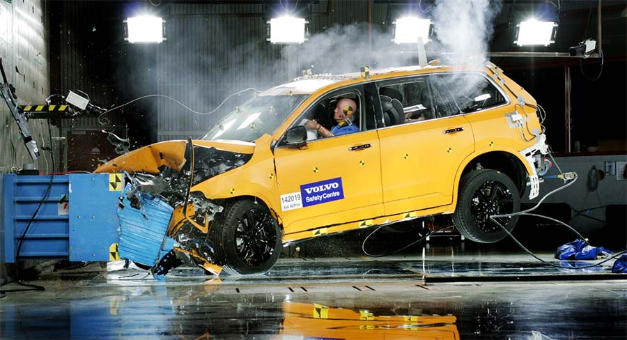 volvo car crash test NCAP