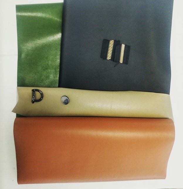 luxury leather samples
