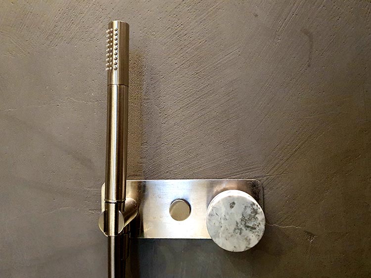 Marble tap handles bathroom