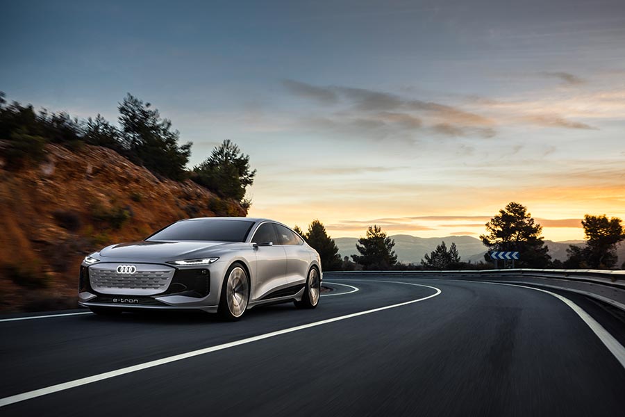 Audi A6 e-tron concept car