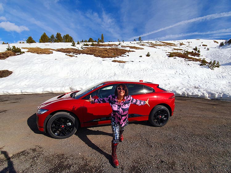 Experiencing the I-PACE at 2000m altitude in Andorra
