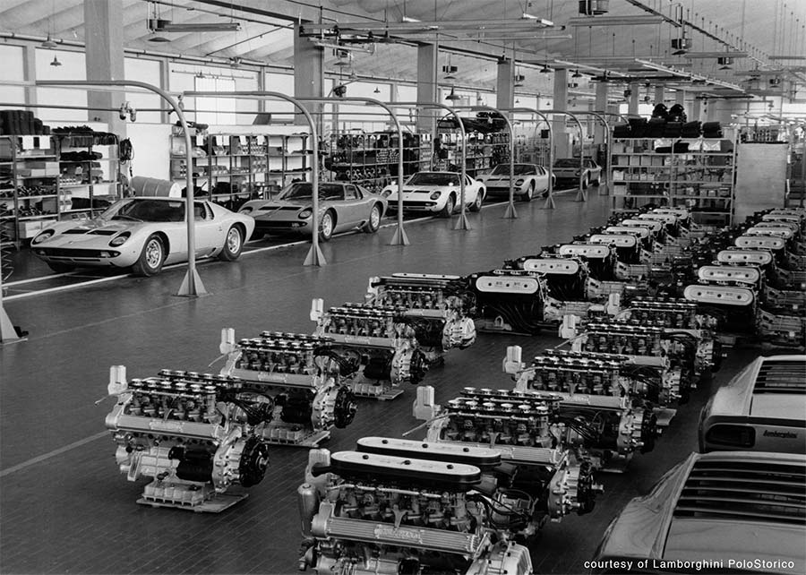 Lamborghini Miura Production