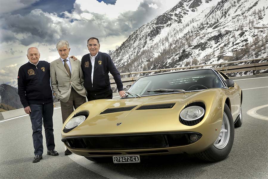 Lamborghini Miura design team