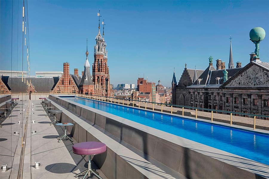 W Amsterdam Hotel Review – Swim & Party With A View