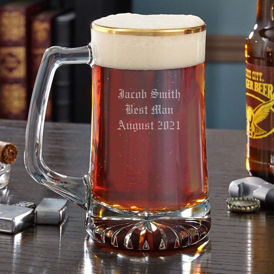 Personalised beer mug