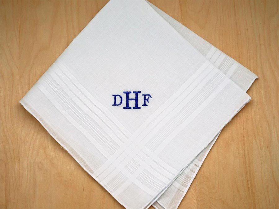 personalized handkerchief