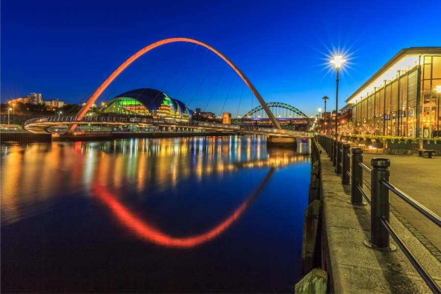 Newcastle by night