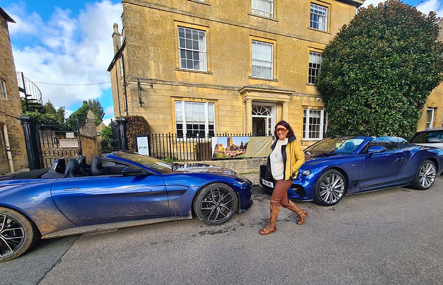 Chipping Campden in Gloucestershire is Cotswold House Hotel & Spa Aston Martin Bentley Continental GTC Speed Gracie Opulanza (2)