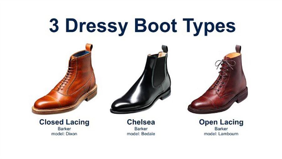 types of cheslea boots