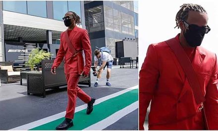 Lewis Hamilton’s Red Suit for Ferrari – The Power of Tailored Elegance