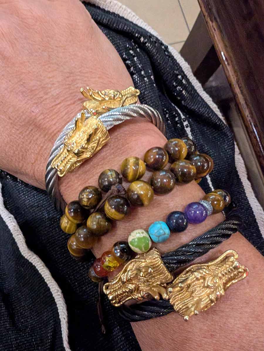 The Art of Layering - How to Wear Multiple Dragon Steel Bracelets for Men