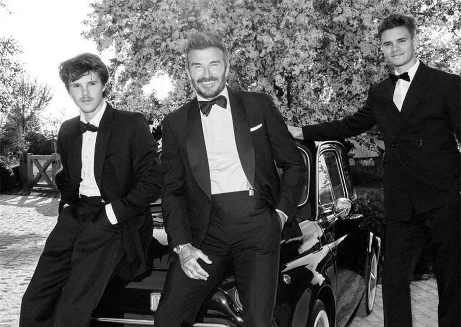 David Beckham Turns 50 – Tuxedo Trends & Why a Fiat 500 Steals the Show