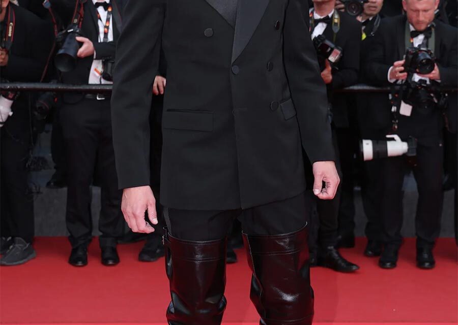 Why Are Men Wearing Leather Knee-High Boots on the Red Carpet?