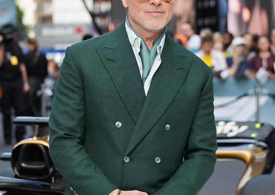 Brad Pitt’s Bottle Green Suit at F1: The Movie – Style Tips for the Bezos Wedding Event in Venice