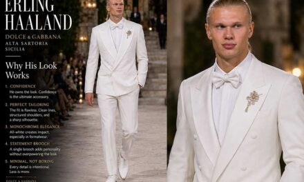 Why Erling Haaland’s Dolce & Gabbana Look Works